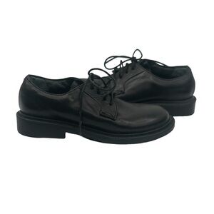 C2 By Calíbrate Black Leather Lace Up Dress Shoes Size 9 1/2 Toddler Boy’s